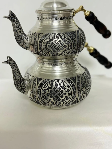Çaydanlık İşlemeli Model 1 Kalaylı ürün görseli 1