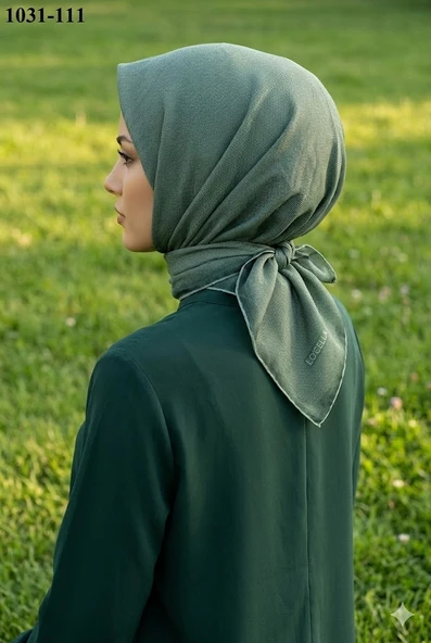 Lo'cella Soft Pamuk Eşarp ( Zümrüt) 1031-111 ürün görseli 1