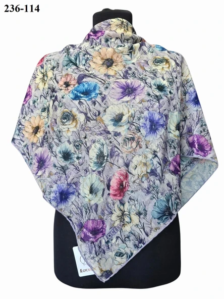 Lo'cella Soft Pamuk Eşarp 236-114 - Resim 2