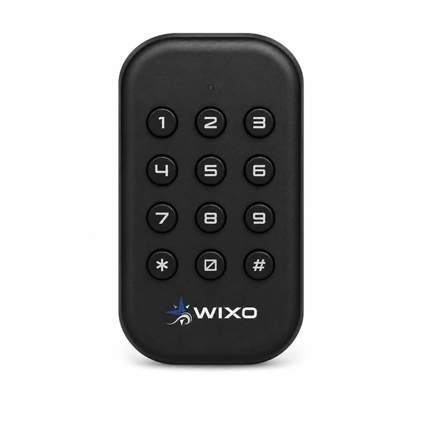 WIXO Elektronik Şifreli Kabin Kilidi | Tuş Takımlı Akıllı Dolap Kilidi Siyah ürün görseli 1