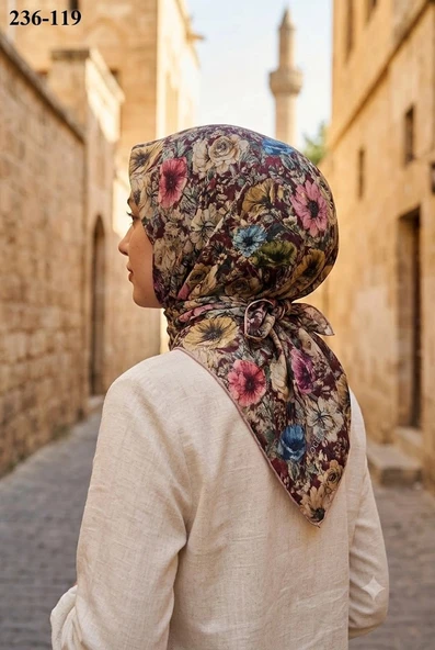 Lo'cella Soft Pamuk Eşarp 236-119 ürün görseli 1