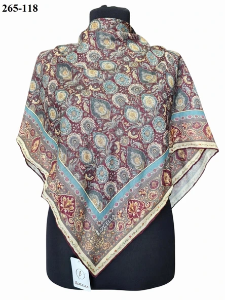 Lo'cella Soft Pamuk Eşarp 265-118 - Resim 2