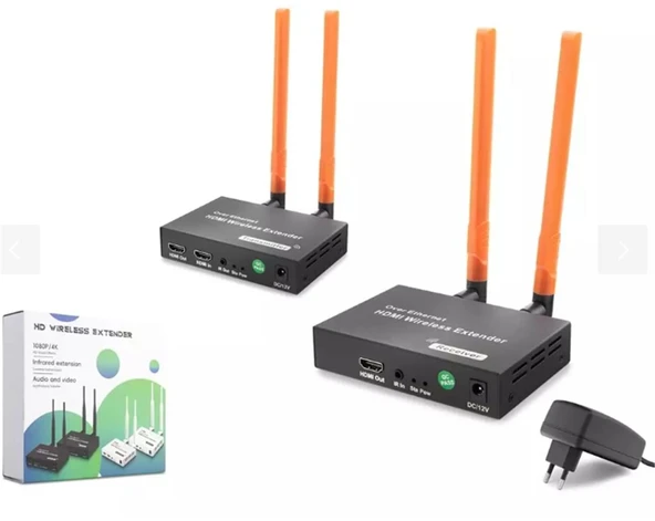 Hadron Hdx1384 300Mt Hdmi Wireless Kvm Extender Loop-Out Kablosuz 1080P (Audio And Video) ürün görseli 1