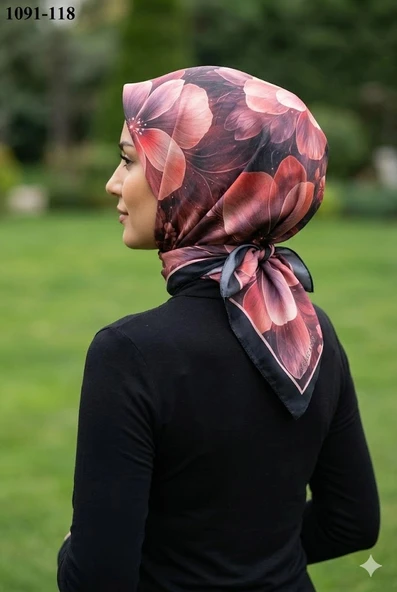 Velscarfs Soft Pamuk Parla Eşarp (Siyah) 1091-118 ürün görseli 1