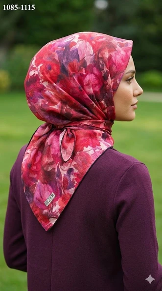 Zer Scarfs Dijital Soft Pamuk Eşarp 1085-115 ürün görseli 1