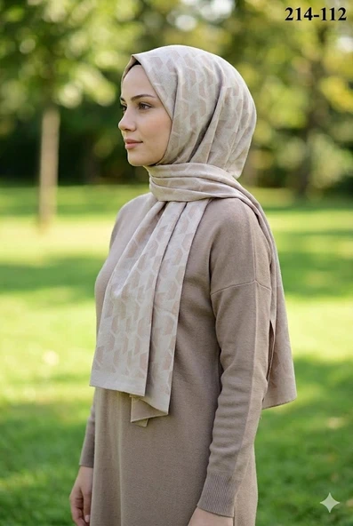 Moda Akyüz Ayrobin Jakar Şal (A. Sütlü Kahve) 214-112 ürün görseli 1