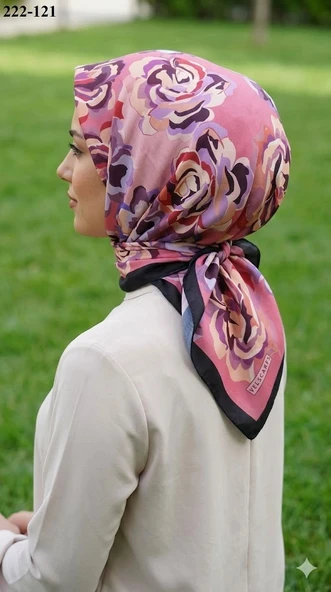 Velscarfs Soft Pamuk Parla Eşarp (Siyah) 222-121 ürün görseli 1