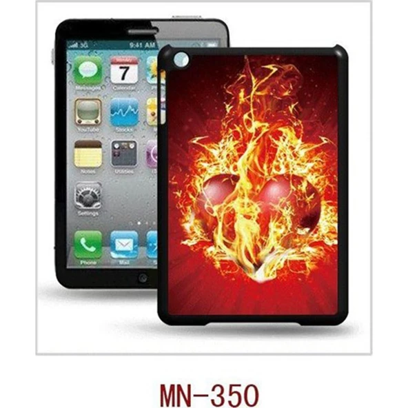 iPad Mini 1/2/3 - 3D Hologramlı Alevli Toplar Arka Kapak (ITG-MN-350) ürün görseli 1