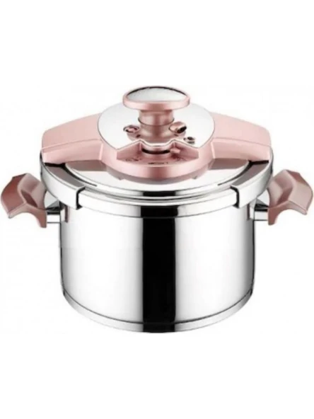 Ar-Yıldız Milano 5.5 lt Rose Gold Düdüklü Tencere ürün görseli 1