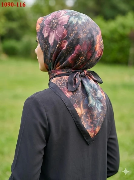 Velscarfs Soft Pamuk Parla Eşarp (Siyah) 1090-116 ürün görseli 1