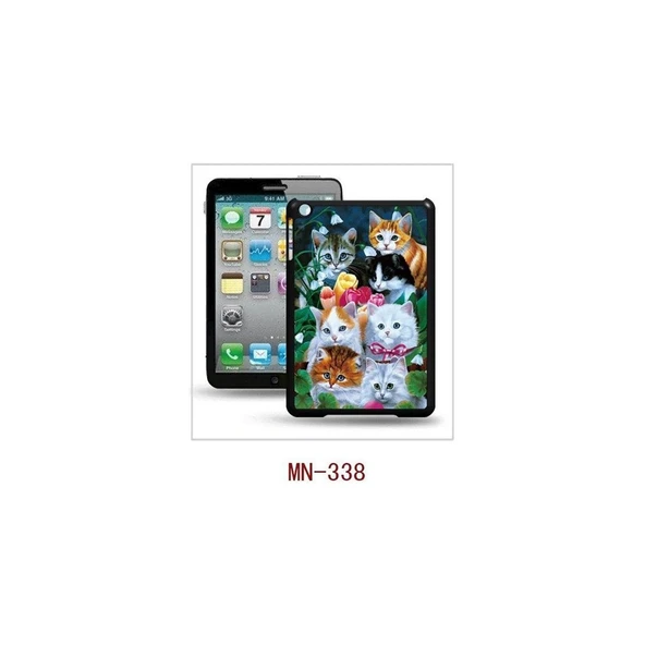 iPad Mini 1/2/3 - 3D Hologramlı Kediler Arka Kapak (ITG-MN-338) ürün görseli 1