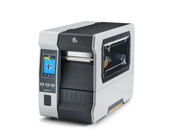 ZEBRA Termal Transfer Barkod Mikro Etiket Yazıcı ZT610 4" 600 Dpi Renkli Dokunmatik Ekran Parça No: ZT61A46-T2E0100Z ürün görseli 1