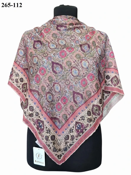 Lo'cella Soft Pamuk Eşarp 265-112 - Resim 2