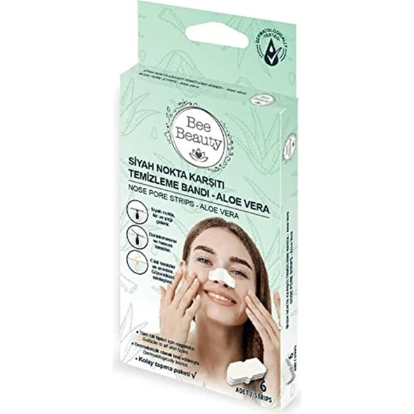 Aloe Vera Siyah Nokta Bandı 6lı ürün görseli 1