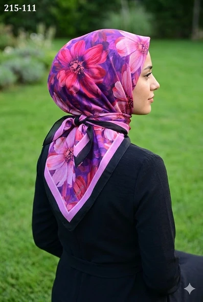 Velscarfs Soft Pamuk Parla Eşarp (Siyah) 215-111 ürün görseli 1