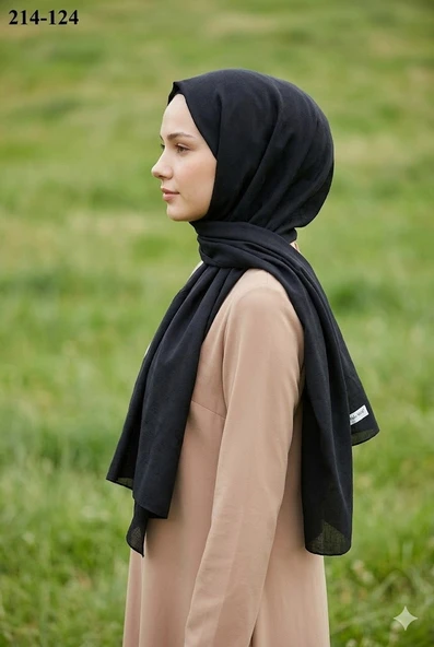 Moda Akyüz Ayrobin Jakar Şal (Siyah) 214-124 ürün görseli 1
