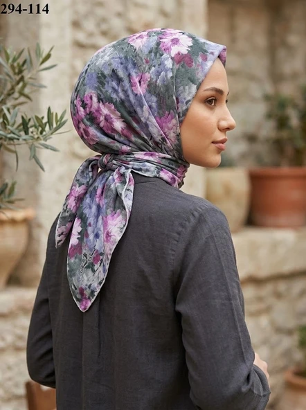 Shawl Secret Soft Pamuk Eşarp 294-114 ürün görseli 1