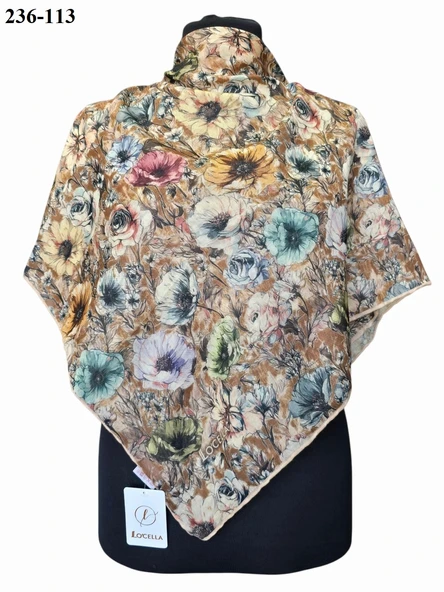 Lo'cella Soft Pamuk Eşarp 236-113 - Resim 2