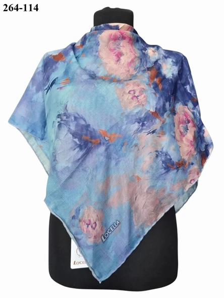Lo'cella Soft Pamuk Eşarp 264-114 - Resim 2