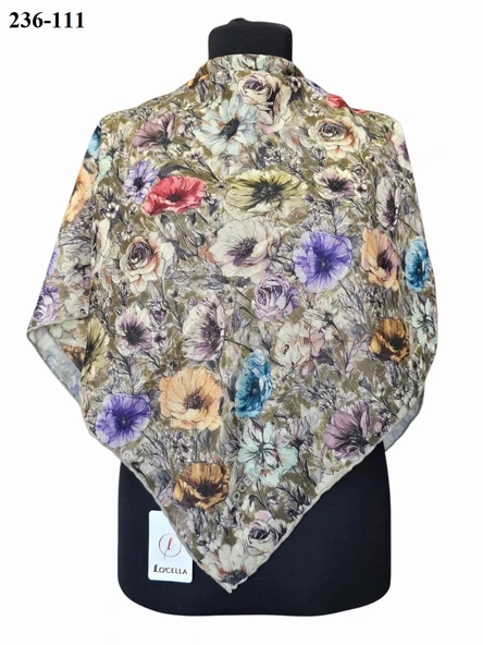 Lo'cella Soft Pamuk Eşarp 236-111 - Resim 2