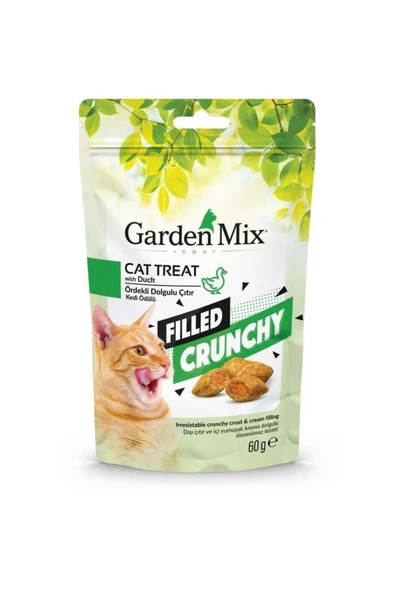 GARDEN MİX ÖRDEKLİ İÇİ DOLGULU KEDİ ÖDÜLÜ 60GR ürün görseli 1