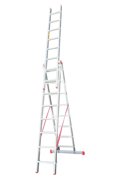 Alüminyum 3 Parçalı Sürgülü A Tipi Merdiven 3 X 8 Basamak  Endüstriyel Tip  6.30 Metre ürün görseli 1