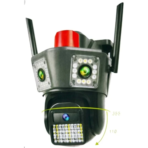 APX-WPG490 9mp 3.6mm Üç Kamera 42 LED Wifi Ptz ürün görseli 1