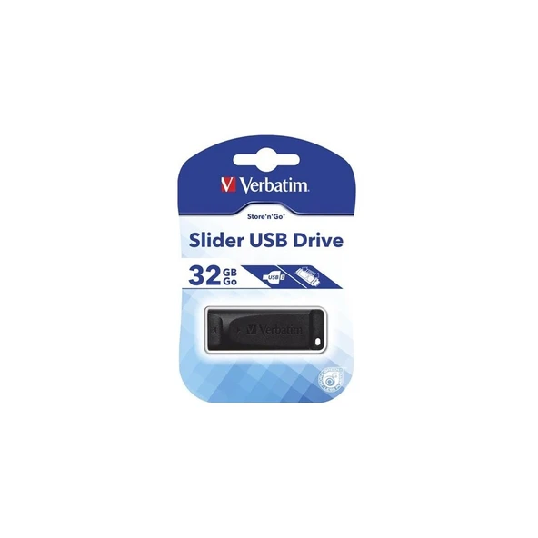 32GB Slider Siyah USB Bellek 98697 - Resim 4