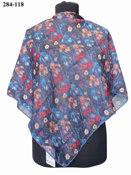 Lo'cella Soft Pamuk Eşarp 284-118 - Resim 2