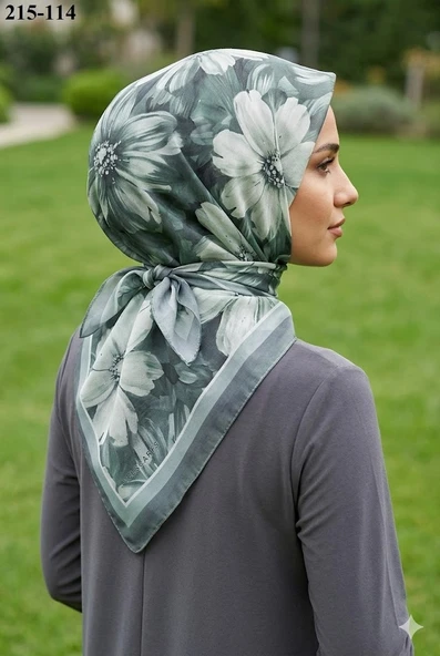 Velscarfs Soft Pamuk Parla Eşarp (Gri) 215-114 ürün görseli 1