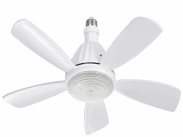 FİM Kristal 30W Ledli 5 Kanat Tavan Vantilatörü 1154 Kumandalı 3 Renk E27 Duy ürün görseli 1