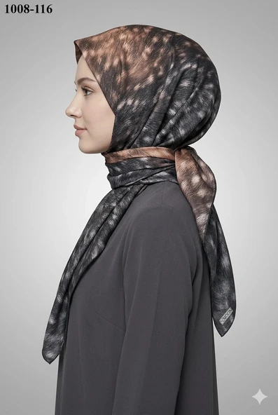 MoonScarf Soft Pamuk Eşarp (Ceylan Desen) 1008-116 ürün görseli 1