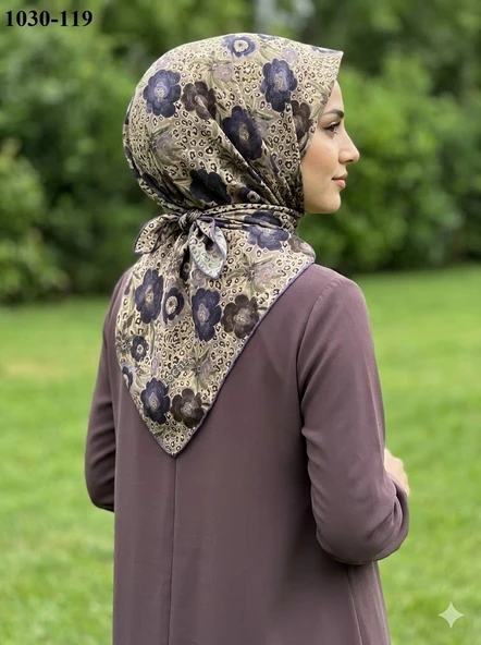 Lo'cella Soft Pamuk Eşarp (Vizon Lila ) 1030-119 ürün görseli 1