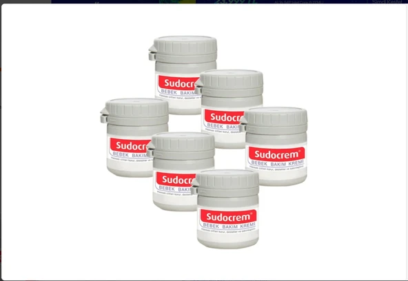 Sudocrem Bebek Bakım Kremi 125 gr X 6 ADET ürün görseli 1