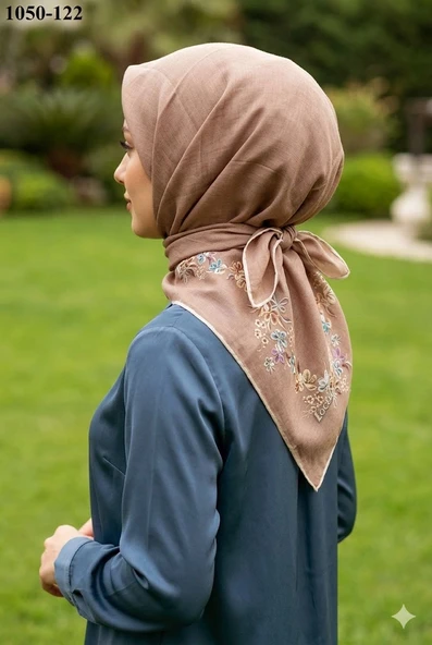 Lo'cella Soft Pamuk Eşarp (Sütlü Kahve) 1050-122 ürün görseli 1