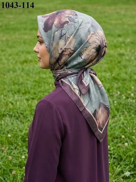 Velscarfs Soft Pamuk Parla Eşarp (Kahverengi) 1043-114 ürün görseli 1