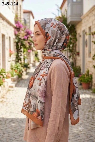 Sharell Fransız İpeği Şal (Bakır) 249-124 ürün görseli 1