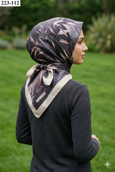 Velscarfs Soft Pamuk Parla Eşarp (Bej) 223-112 ürün görseli 1