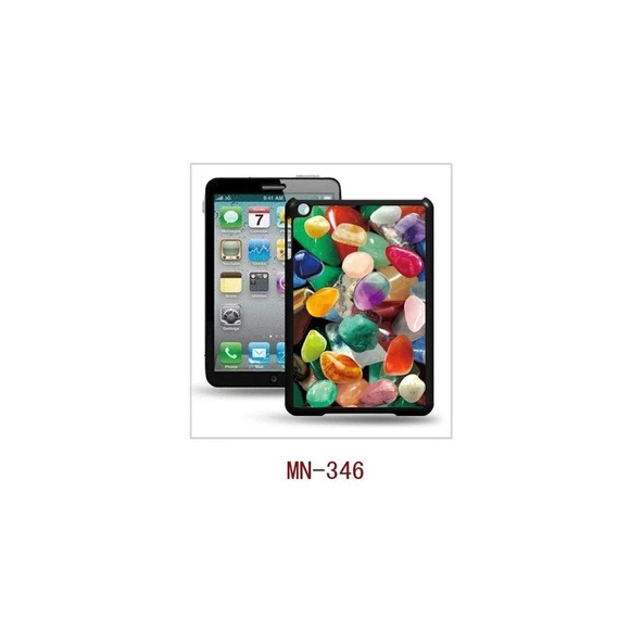 iPad Mini 1/2/3 - 3D Hologramlı Renkli Taşlar Arka Kapak (ITG-MN-346) ürün görseli 1