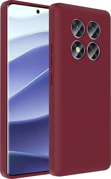 Redmi Note 14 Pro 4g Kılıf Kamera Korumalı Kartlık Hazneli Mnc Vitra Kapak - Mürdüm ürün görseli 1