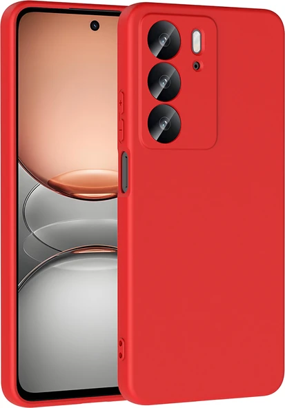 Realme C75 Kılıf Mnc Mara Lansman Kapak - Kırmızı ürün görseli 1