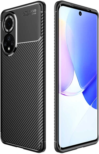 Huawei Nova 9 Kılıf Mnc Negro Silikon Kapak-Siyah ürün görseli 1