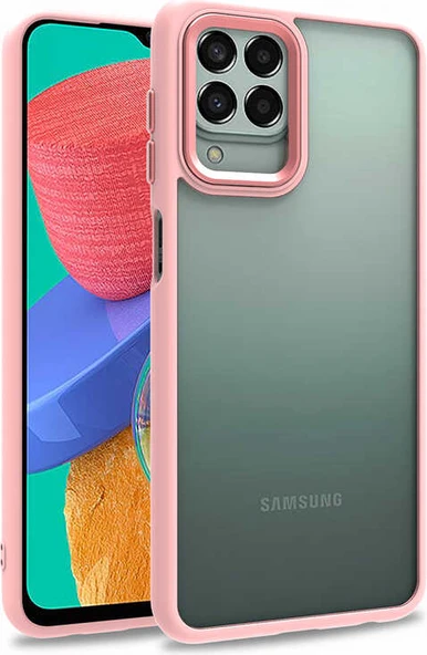 Galaxy M33 Kılıf Mnc Flora Kapak-Rose Gold ürün görseli 1