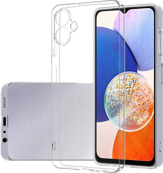 Galaxy A06 Kılıf Mnc Süper Silikon Kapak-Şeffaf ürün görseli 1