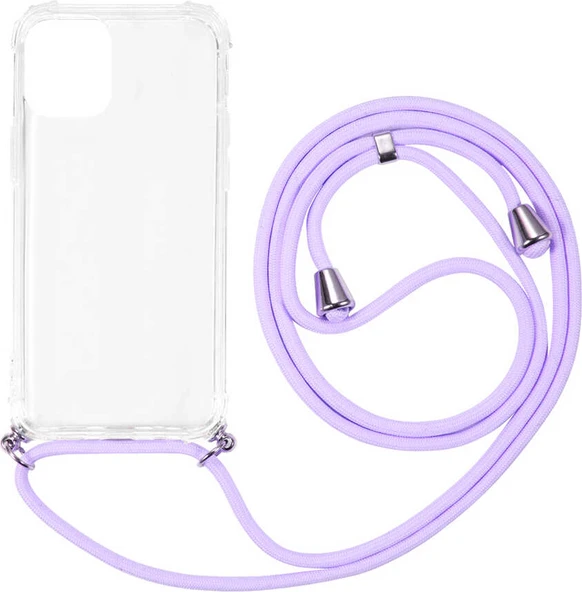 iPhone 12 Mini Uyumlu Mnc X-Rop Kapak-Renksiz ürün görseli 1