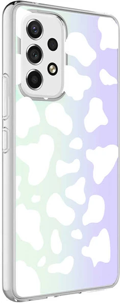 Galaxy A33 5g Kılıf Mnc M-Blue Desenli Kapak-Cow No2 ürün görseli 1