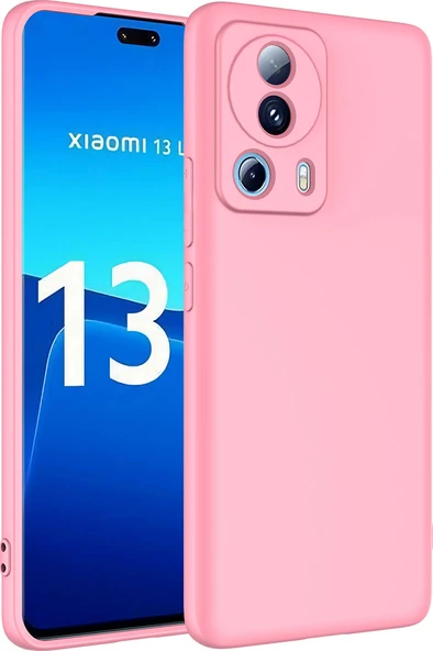Xiaomi Mi 13 Lite Kılıf Mnc Mara Laaakan Kapak-Pembe ürün görseli 1