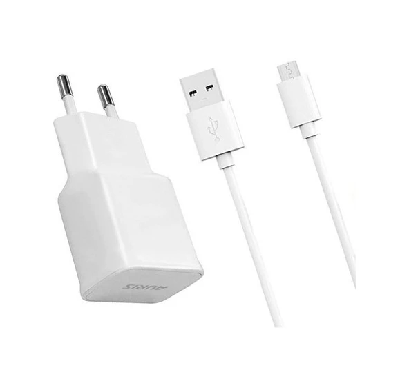 Auris Micro USB Seyahat Şarj Aleti 2.1A T-03 Hızlı Şarj Adaptörü Android Uyumlu Ev Tipi Şarj Cihazı ürün görseli 1