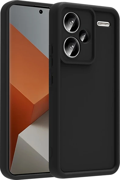 Redmi Note 13 Pro Plus Kılıf Kamera Korumalı Mnc Ananas Kapak - Siyah ürün görseli 1