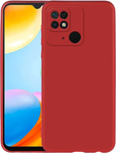 Xiaomi Poco C40 Kılıf Mnc Premier Silikon Kapak-Kırmızı ürün görseli 1
